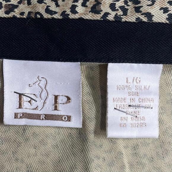 Vintage EP pro 100% Silk Sleeveless Button Up Blouse - Picture 6 of 6